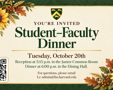 Student Faculty Dinner 